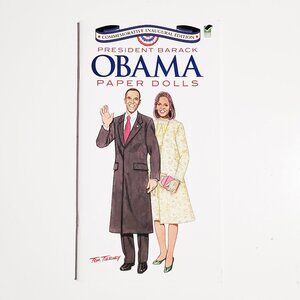President Barack Obama Paper Dolls Book